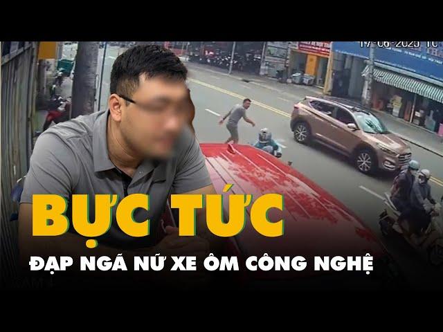 The case of a motorbike taxi driver being knocked down in Binh Duong: Because of a toothpick thro...