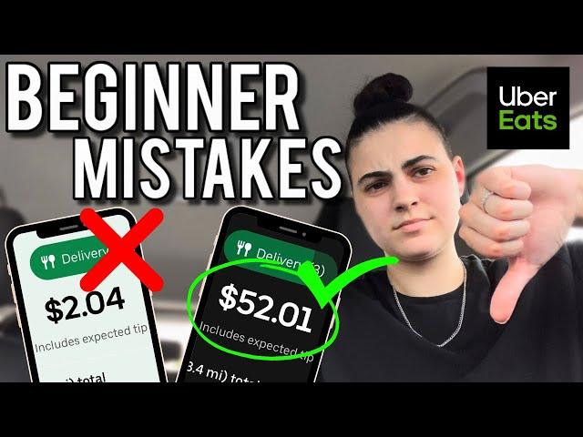 BEGINNER Uber Eats DRIVER MISTAKES 2023 (Uber Eats Tips/Tricks)