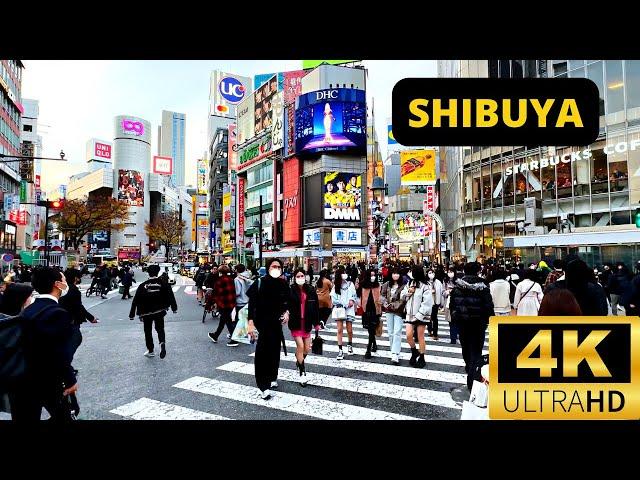 TOKYO, JAPAN  [4K] SHIBUYA — 1 HOUR Walking Tour