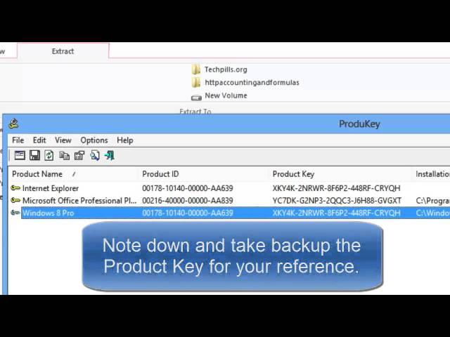 How to get back the Product Key if you lost for Windows OS and Applications?