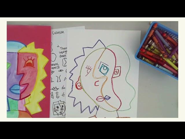 How to Draw a Picasso Face - Artastic Learning with Mrs. S