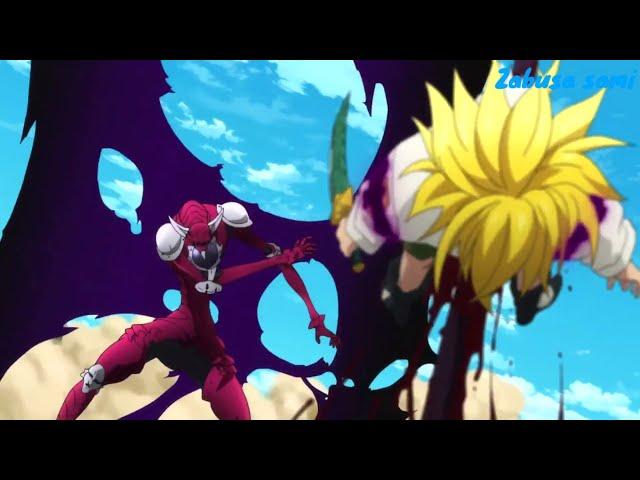 Meliodas vs Galand el Mandamiento de la Verdad [ Nanatsu no taizai] Español latino