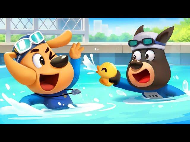 Swimming Safety Tips for Kids | Police Cartoon | Sheriff Labrador | BabyBus TV