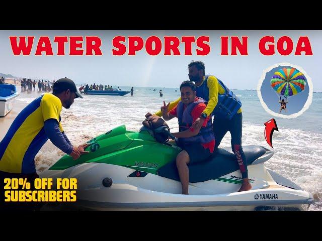 water sports in goa 2024 | parasailing in goa | calangute beach water sports | goa vlog safar k vlog