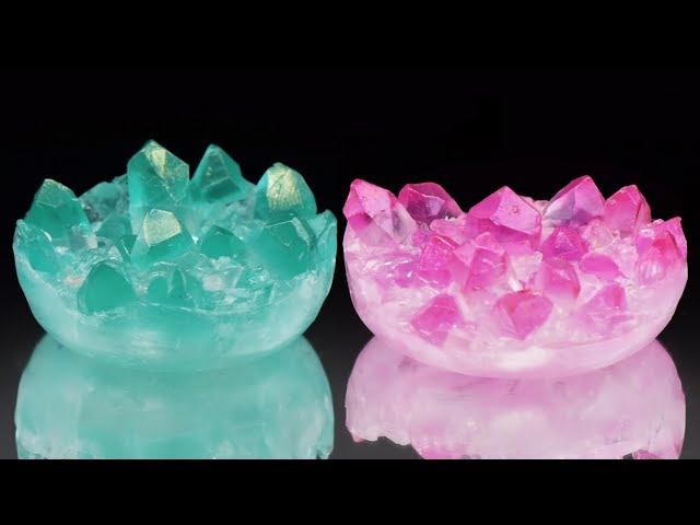 DIY Crystal Cluster Gemstone Soap | Learn How To Make Crystal Soap