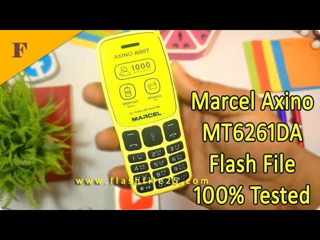 Marcel A007 Flash File MT6261DA with Free Flash Tool TESTED