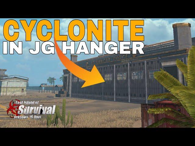 I got cyclonite in JG HANGER FORCE Last Island of Survival