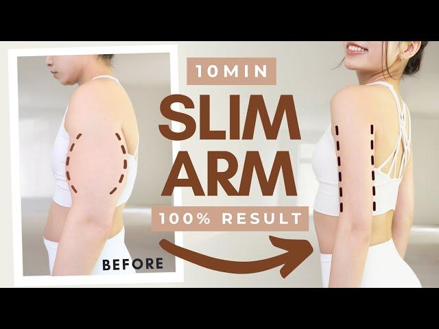 10min Slim Arm workout (100% Result Guaranteed)Burn flabby arm/ Bat wings