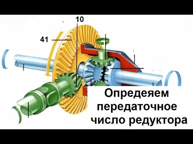 Как определить передаточное число редуктора?