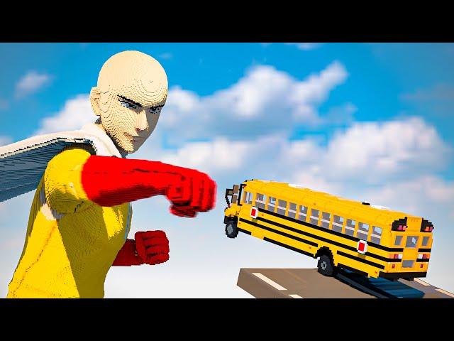 Cars vs One Punch Man | Teardown