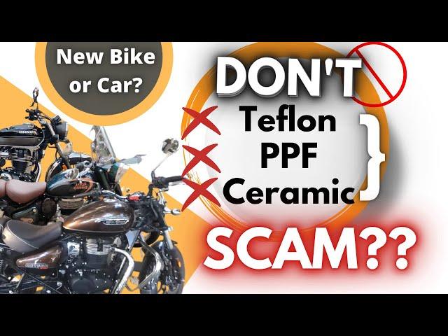 Paint protection film (PPF) vs Ceramic vs Teflon | New Bike or car? Classic 350 | CB 350