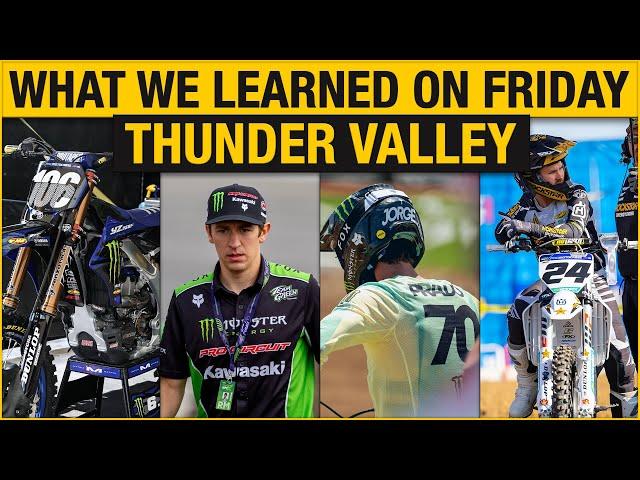 Bikes Changes, Weather and Team Rumors | What We Learned on Friday at Thunder Valley