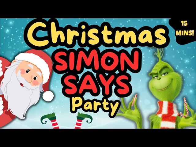 Christmas Simon Says | Grinch Brain Break | Christmas Games for Kids