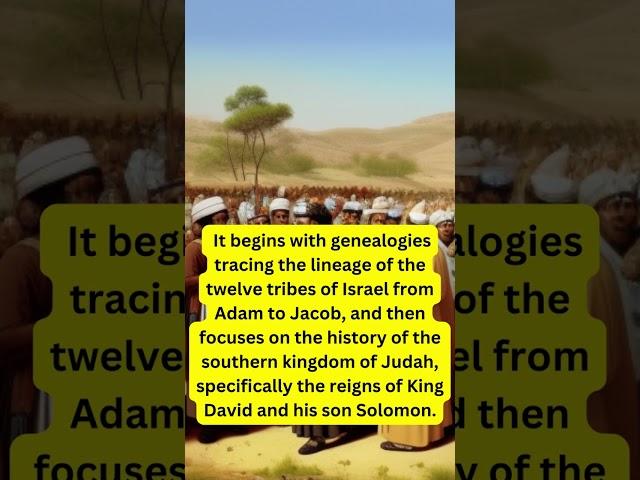 1 Chronicles - Can Ai understand the Bible??