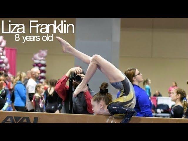 Liza Franklin - Amazing 8 year old gymnast! (Level 7/8)