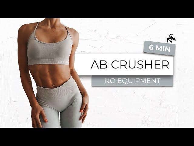 6 MIN AB CRUSHER - hardest abs workout - must try !