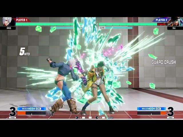 Angel Kof XV (Unchain-Blow EX Reset And Combos)