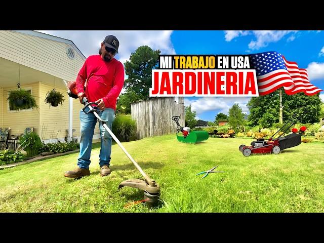 Asi es el trabajo de JARDINERO en USA ¿Cuanto gana?