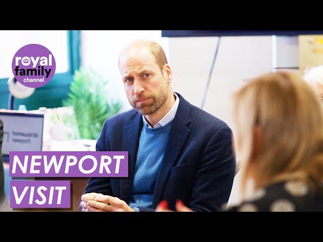 Prince William Visits a Women’s Centre in Wales