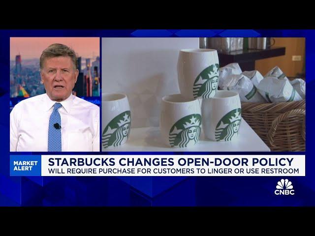 Starbucks changes open-door policy