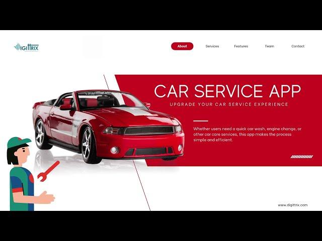 Car Service App Development | Best App Development Company - Digittrix