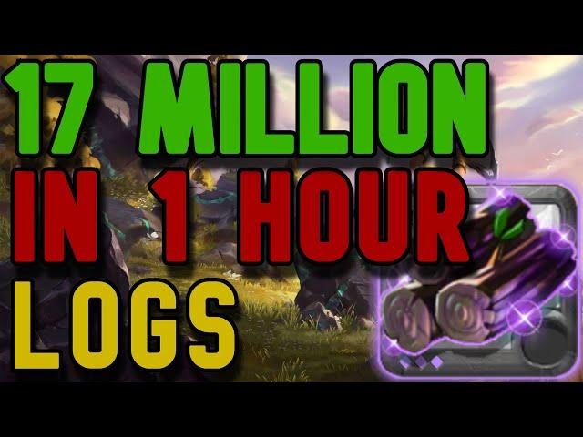17 MILLION SILVER Profit in 1 Hour Log Refining | Albion Online