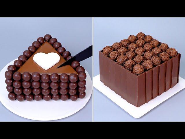 Amazing DIY Melted Chocolate Cake Tutorial | Oddly Satisfying Cakes | Homemade Cake Decorating Ideas