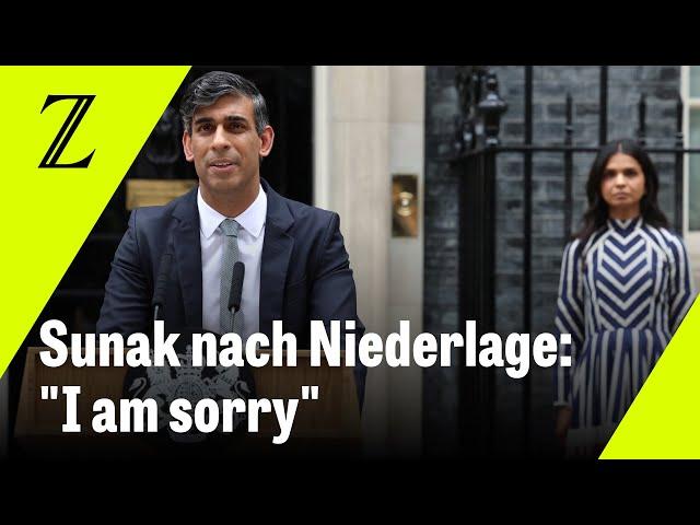 Live: Rishi Sunak kündigt Rücktritt an