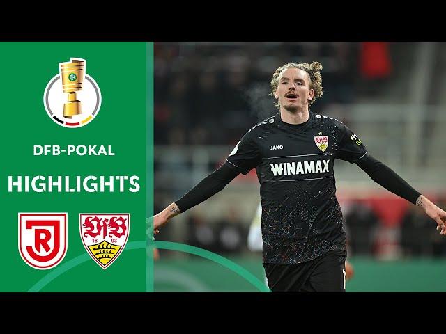 UCL-Contender with a clear win! | SSV Jahn Regensburg vs. VfB Stuttgart 0-3 | DFB-Pokal Round of 16