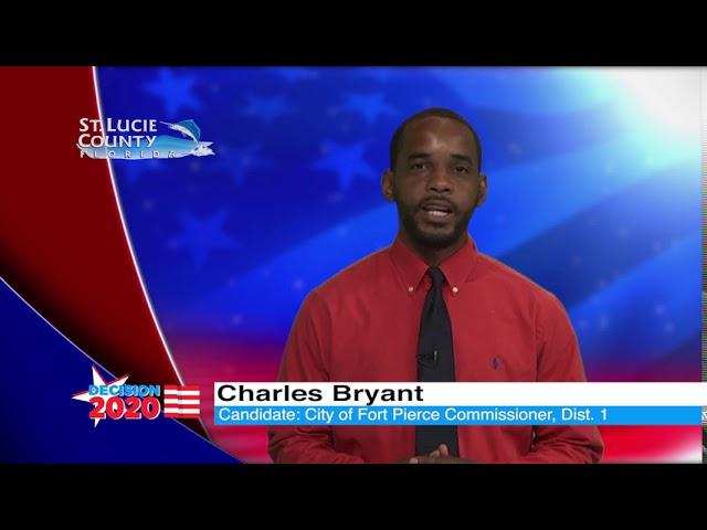 Fort Pierce Commission, Dist. 1 Candidate: Charles Bryant