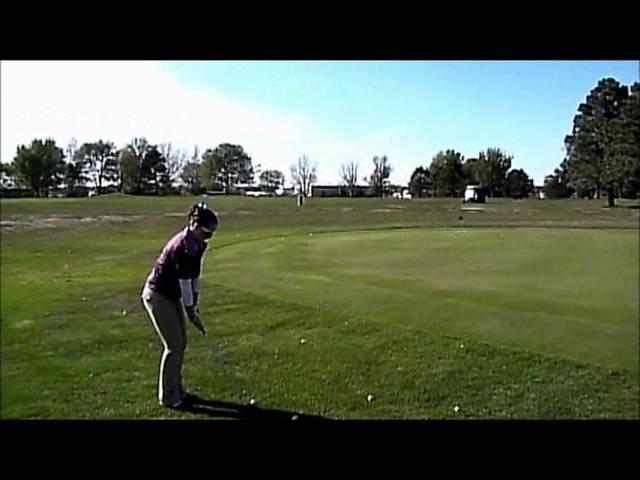 Claire Jansa Chipping From Rough - 9-23-12