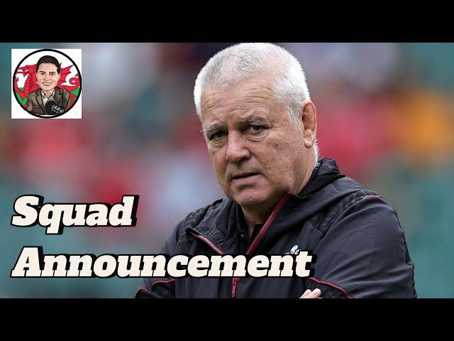 The Wales Squad For The 2024 Autumn Tests