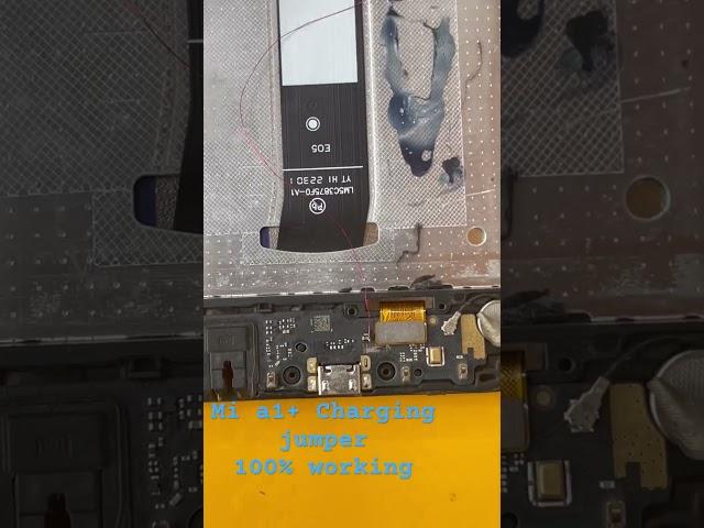 Mi a1+ charging jumper #mobilerepairing