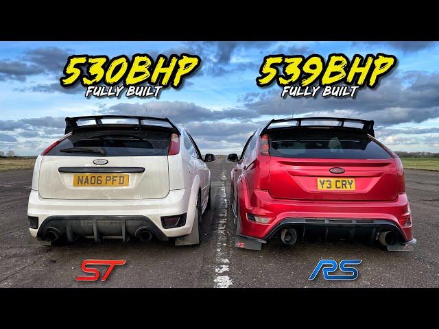 FOCUS ST vs RS.. 530BHP FORD FOCUS ST vs 539BHP FORD FOCUS RS