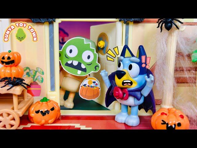 BLUEY Who's At The Door On Halloween - Safety Lessons For Kids | Bluey Pretend Play Stories