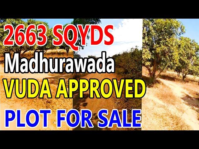 2663 Sqyds Plot For Sale In Madhurawada | Vuda Approved Plots | Road Point Property | Vizag Flats Tv