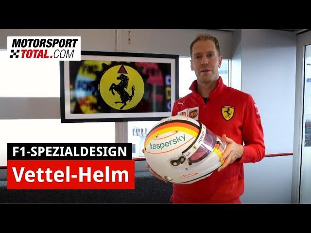 F1 Nürburgring: Sebastian Vettels Helmdesign-Hommage an Michael Schumacher