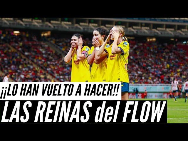 Crónica CHIVAS de GUADALAJARA vs CLUB AMÉRICA femenil. Las de COAPA aplastan en el CLÁSICO de MX.