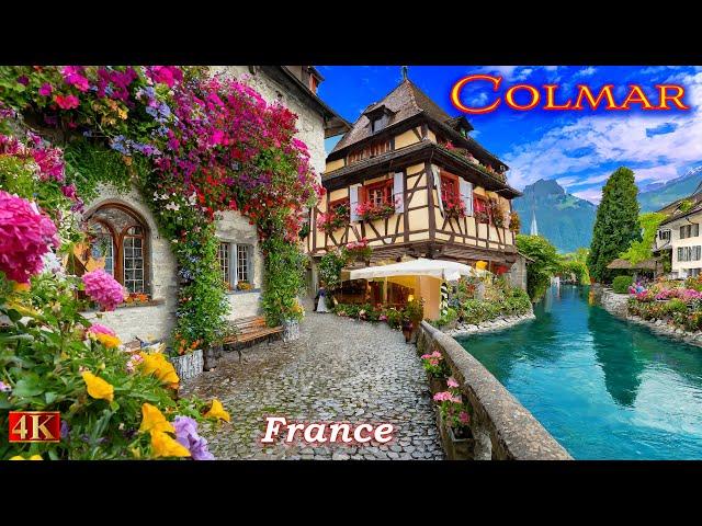 Exploring the Fairytale Town of COLMAR 4K UHD Spring 2024 (Alsace – France)