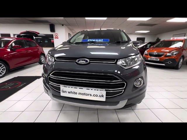 65 Registered Ford Eco-Sport 1.5 TDCi Titanium,  Euro 6 = Ulez Compliant