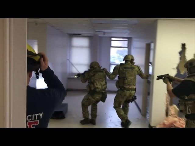 Juneau police and fire SWAT drill