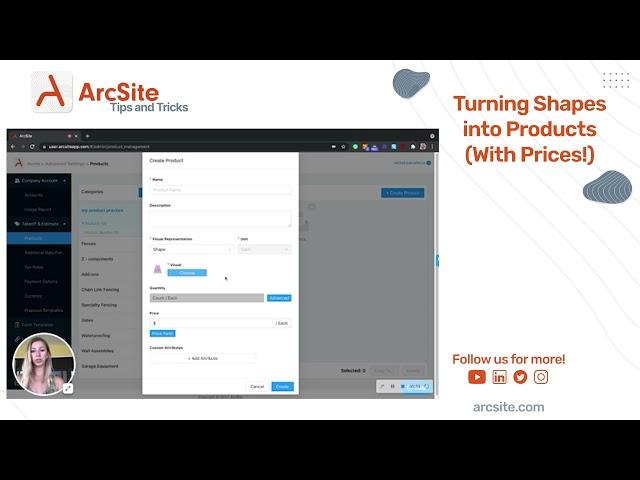 How to Turn Shapes into Products | ArcSite Tips and Tricks