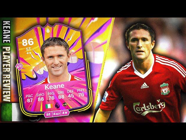 UNDERATED PREMIERE LEAGUE STRICKER! 86 ROBBIE KEANE PLAYER REVIEW! EAFC 25 ULTIMATE TEAM