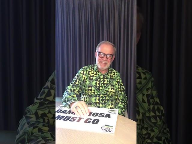 Carl Niehaus explains why he will continue to picket today at Parliament that Ramaphosa must go!