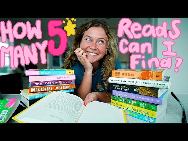 How many 5 stars can I find in one video? ⎮ Re reads, New faves and my best reading vlog ever?!