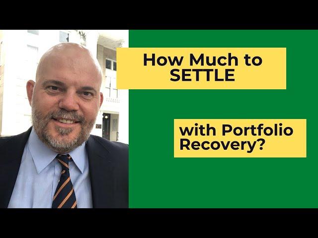 How much will Portfolio Recovery settle for in 2025?