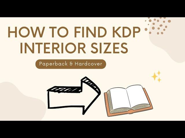 KDP Interior Dimensions Tutorial | Book Publishing