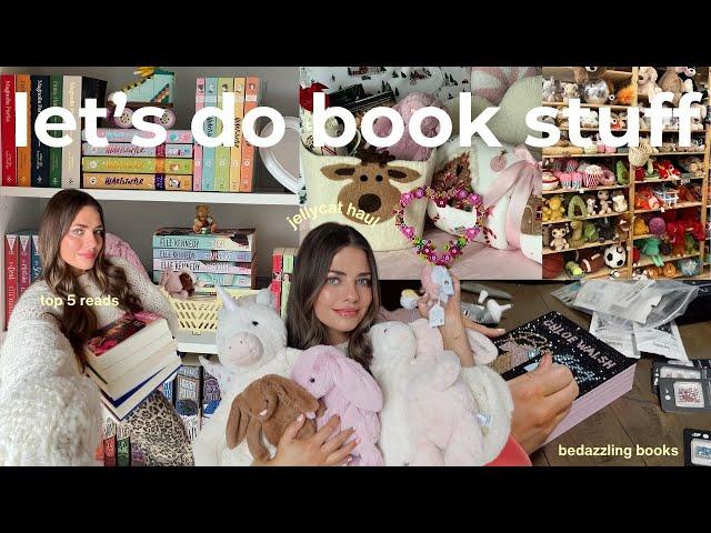 bookish vlog  top 5 reads of the year, bedazzling books, jellycat haul + more!