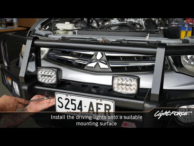 Mitsubishi Triton - DIY Install Lightforce Striker LED Driving Lights