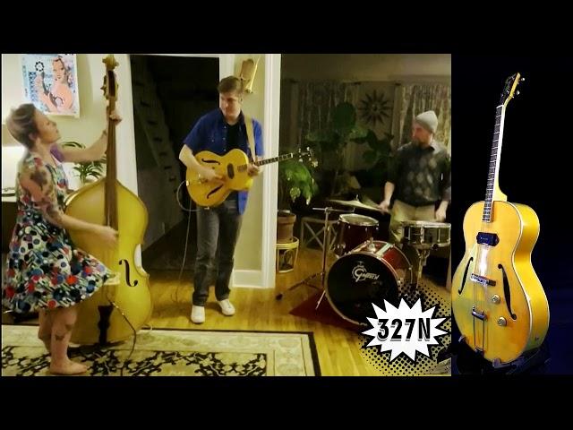 Kitten and the Tonics Performing Lets Go Tripping Craven Tenor Guitar Model 327